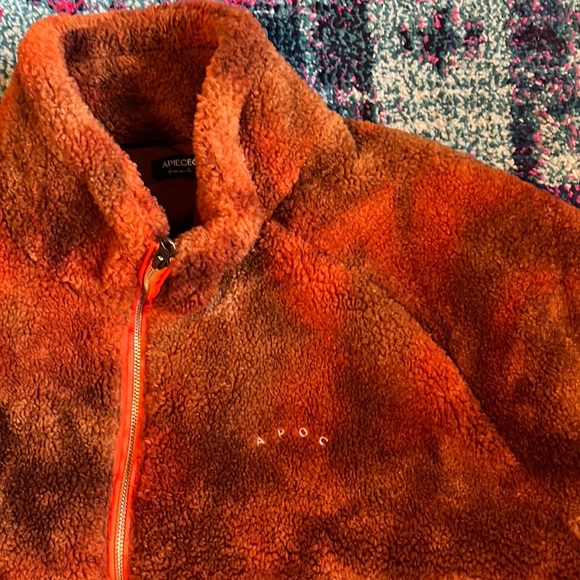 Men’s oversized fleece jacket - Picture 2 of 5